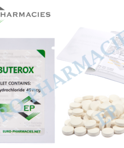 Euro Pharmacies Clenbuterox (Clenbuterol) – 40mcg/tab -100 tab/bag