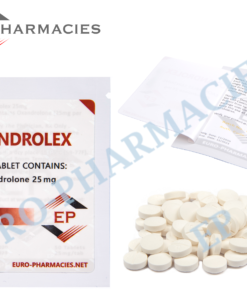Euro Pharmacies Oxandrolex 25 (Anavar) – 25mg/tab – 50 tab/bag